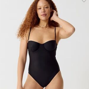 JCREW Balconette underwire one piece swimsuit NWT